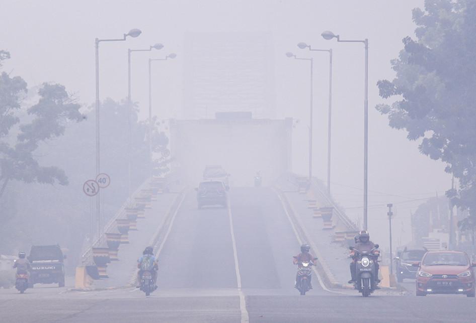 Pemerintah Kota Palembang Menetapkan Jam Masuk Sekolah Pukul 09.00 WIB, Akibat Asap yang Semakin Tebal
