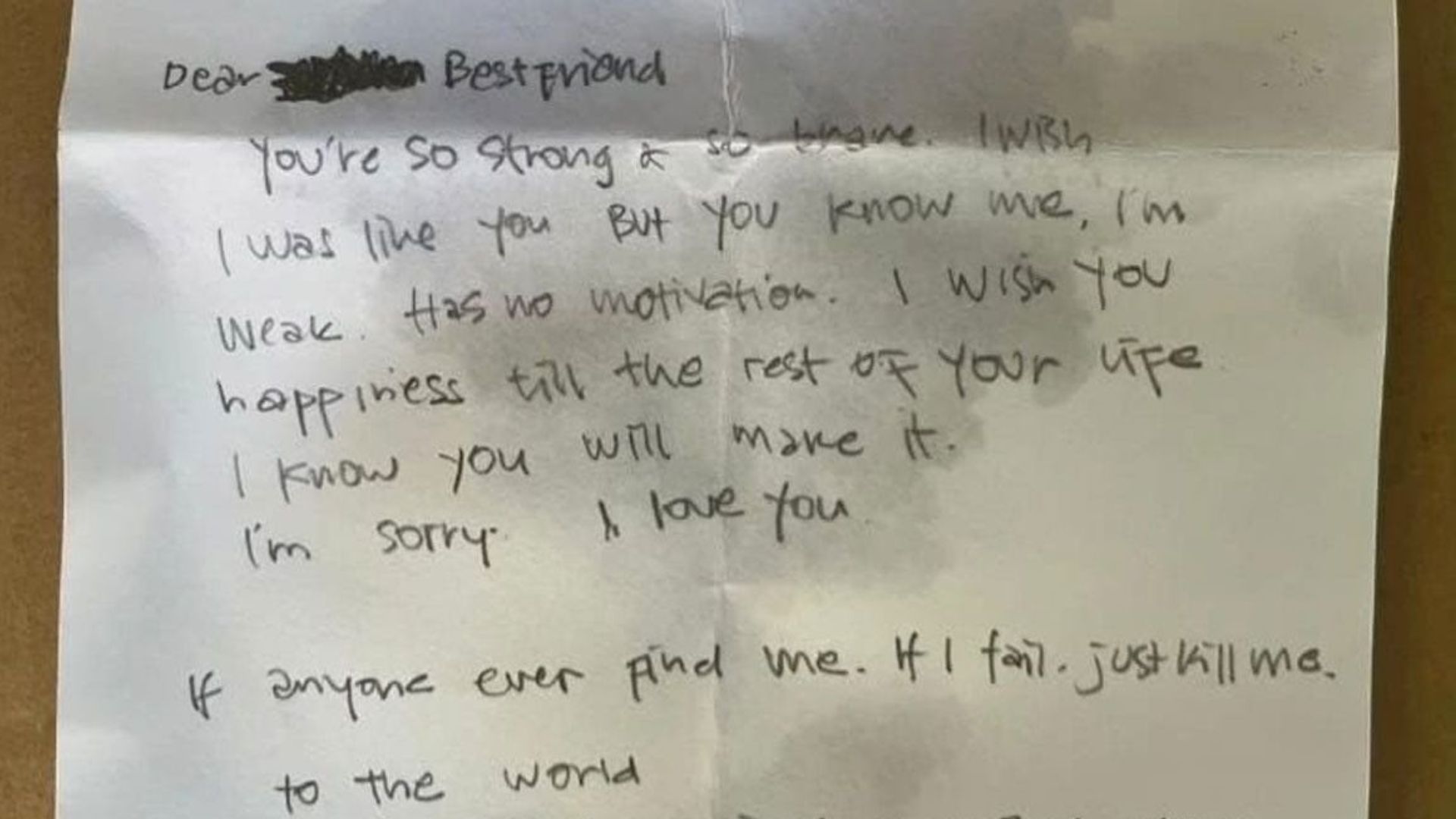 Menyayat Hati, Begini Isi Surat Mahasiswa Unair yang ditulis sebelum Meninggal Dunia