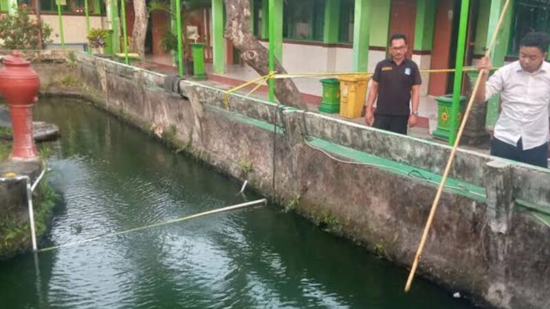 Kolam renang yang menjadi lokasi tewasnya ketua OSIS (Dok. Ist)