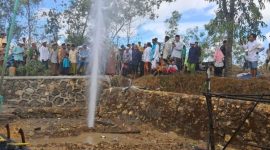 Semburan air di Sampang (Dok. Ist)