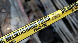 Ilustrasi garis polisi terpasang usai penemuan jenazah kakak beradik di Kediri
(Dok. Ist) 