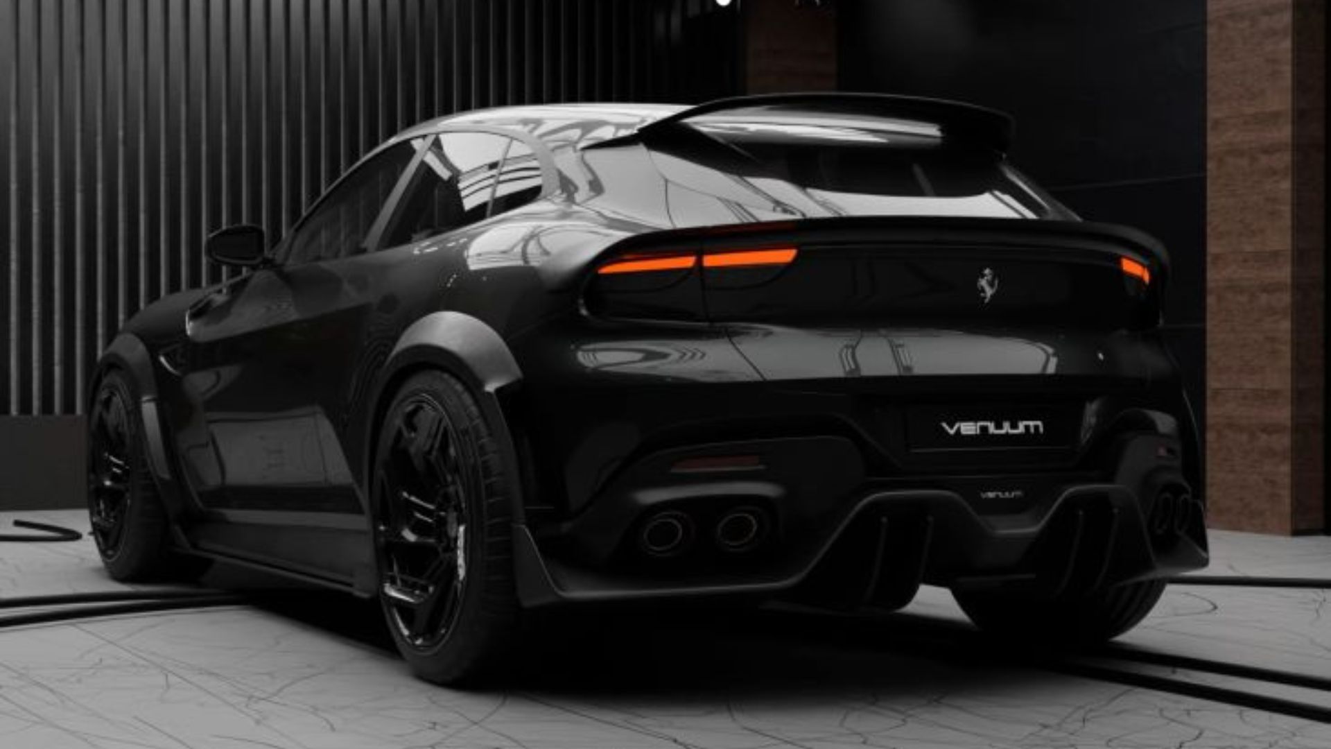 Venuum Ubah Ferrari Purosangue Jadi Hatchback Eksotis dengan Bodykit Agresif