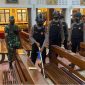Polres Madiun Kota Lakukan Sterilisasi 10 Gereja Jelang Ibadah (Dok. Ist)