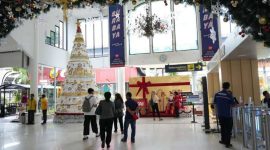 Stasiun KAI Daop 8 Surabaya Sambut Natal 2024 (Dok. Ist)