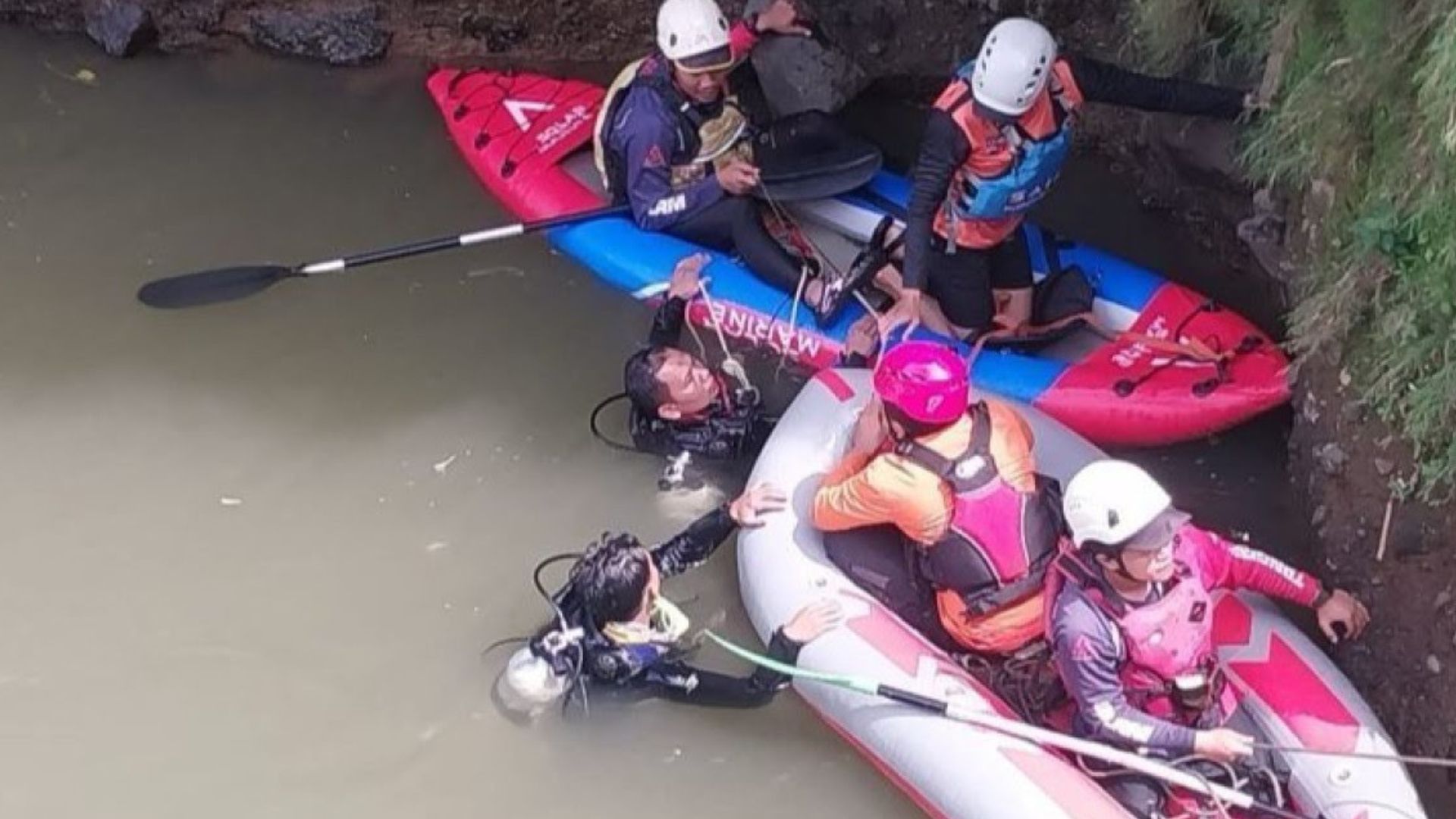 Pilu, Remaja Hanyut di Kali Ciliwung Berhasil Ditemukan