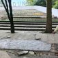 Fasilitas umum yang rusak akibat koin jagat (Dok. Ist)