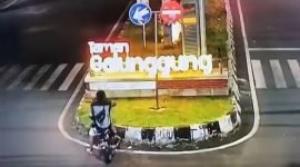 Perusakan Logo Taman Galunggung (Dok. Ist)