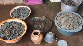Koin kuno yang berhasil ditemukan petani (Dok. Ist)