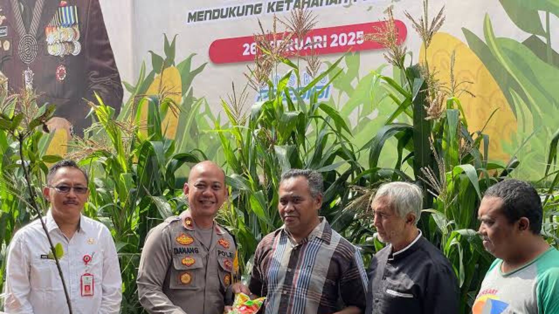 Polres Batu Panen Raya 45 Ton Jagung