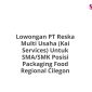 Lowongan PT Reska Multi Usaha (Kai Services) Untuk SMA/SMK Posisi Packaging Food Regional Cilegon