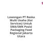 Lowongan PT Reska Multi Usaha (Kai Services) Untuk SMA/SMK Posisi Packaging Food Regional Jakarta Utara