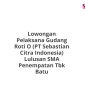 Lowongan Pelaksana Gudang Roti O (PT Sebastian Citra Indonesia) Lulusan SMA Penempatan Tbk Batu