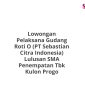 Lowongan Pelaksana Gudang Roti O (PT Sebastian Citra Indonesia) Lulusan SMA Penempatan Tbk Kulon Progo