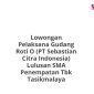 Lowongan Pelaksana Gudang Roti O (PT Sebastian Citra Indonesia) Lulusan SMA Penempatan Tbk Tasikmalaya