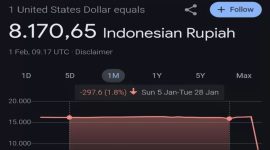 Miskomunikasi Kurs Dolar di Google (Dok. Ist)