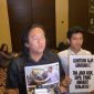 Aktivis yang masuk secara paksa saat rapat DPR (Dok ist)