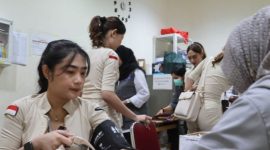 Kru Bandara Soekarno-Hatta jalani tes urin (Dok. Ist)