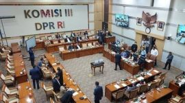 Ruang DPR (DoRUU KUHAP: DPR Pertimbangkan Larangan Siaran Langsung di Pengadilank. Ist)
