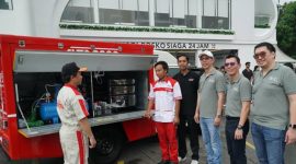 Posko dan bengkel yang disediakan Toyota (Dok. Ist)