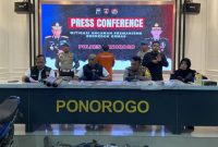 Konferensi pers kasus pencurian (Dok. Ist)