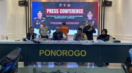 Konferensi pers kasus pencurian (Dok. Ist)