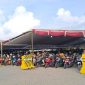 Antrian pemotor di pelabuhan Ciwadan (Dok. Ist)