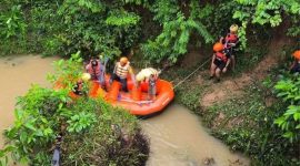 Proses pencarian bayi yang hilang (Dok. Ist)