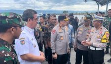 Gubernur Maluku saat tinjau lokasi bentrokan (Dok. Ist)