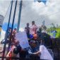 Warga desa Temon yang gelar demo (Dok. Ist)