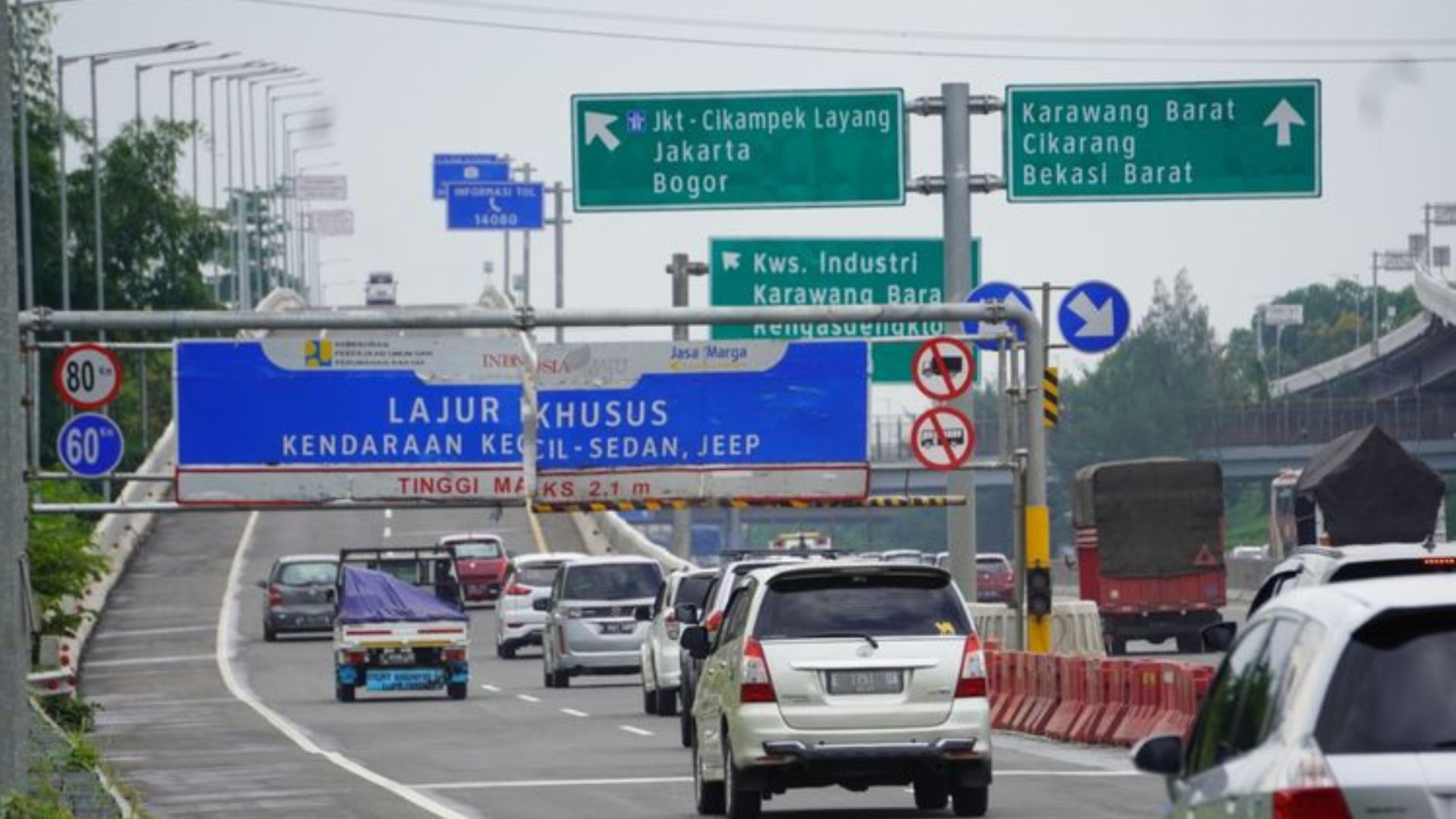 Jasa Marga Siapkan Jalur Fungsional untuk Lancarkan Arus Balik Lebaran 2025