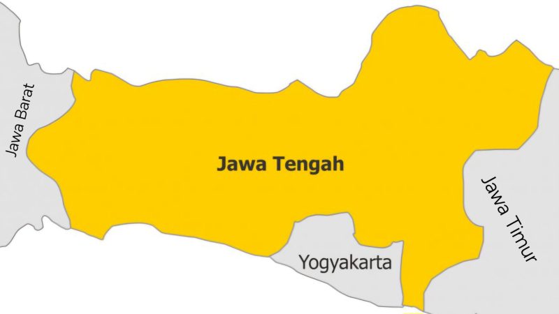 Peta Jawa Tengah (Dok. Ist)