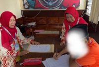 Siswa yang ikut ujian di lapas (Dok. Ist)