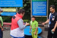 Pertamina saat menjelaskan Pertamax diduga dicampur air (Dok. Ist)