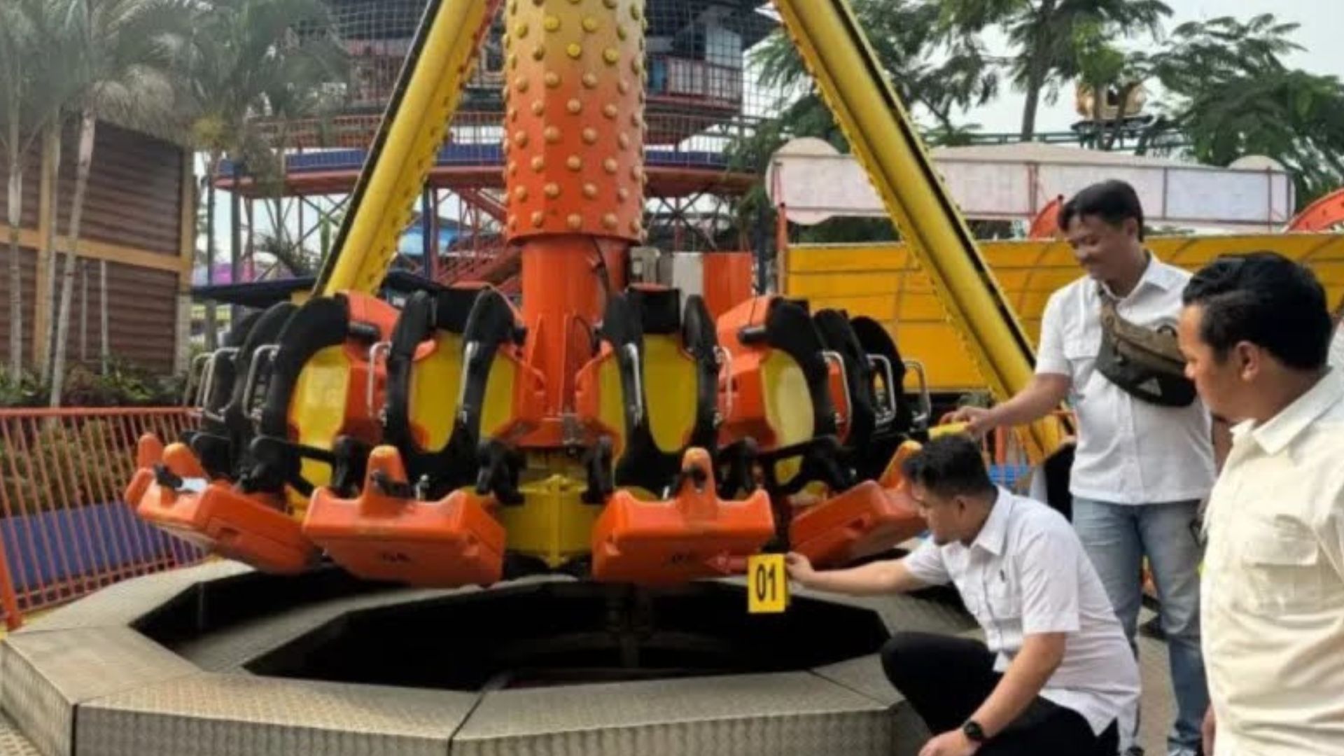 Polres Batu Selidiki Insiden Pengunjung Terjatuh dari Wahana Pendulum 360 di Jatim Park 1