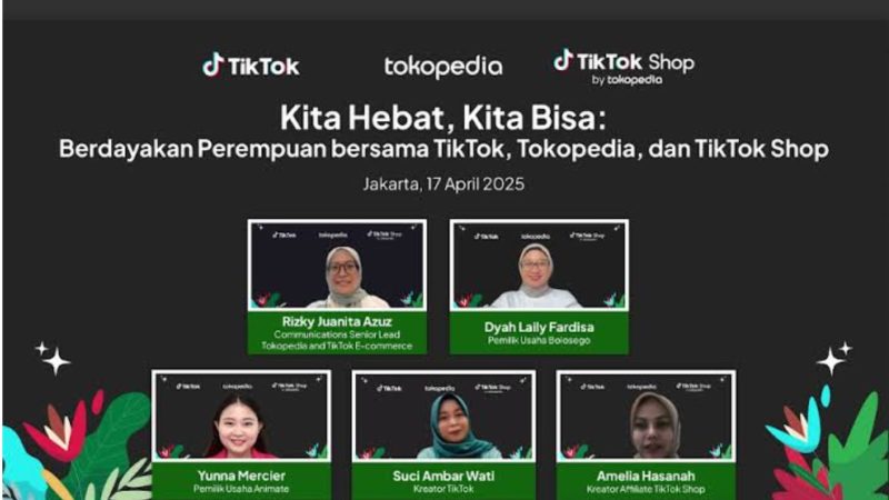 Tren positif di tiktok dan Tokopedia (Dok. Ist)