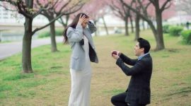 Luna Maya saat dilamar sang kekasih (Dok. Ist)