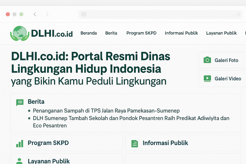 ilustrasi web DLH