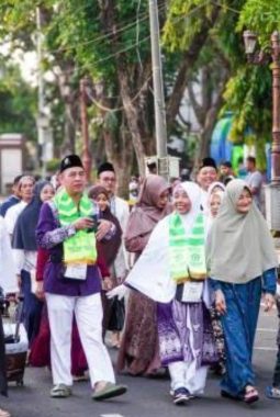 Tanpa Kendala, Seluruh Jemaah Haji Lamongan Berangkat ke Mekkah