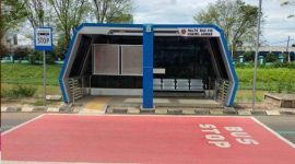Halte bus di Bekasi (Dok. Ist)