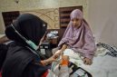 Jamaah haji yang memiliki gangguan penglihatan (Dok. Ist)
