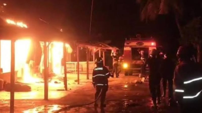 Kebakaran di Asrama (Dok. Ist) 
