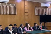 Lisa Mariana saat menghadiri sidang (Dok. Ist)