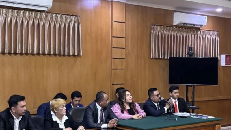 Lisa Mariana saat menghadiri sidang (Dok. Ist)