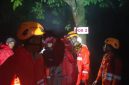 Proses pencarian pendaki yang hilang (Dok. Ist)