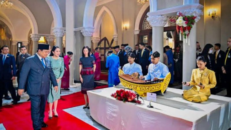Momen presiden Prabowo nikmati seni dan kuliner di Thailand (Dok ist)