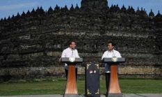 Kunjungi Borobudur, Presiden Prancis Sebut Candi Ini Sumber Inspirasi Dunia