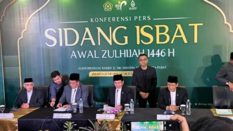 Sidang Isbat penentuan 1 Dzulhijjah (Dok. Ist)