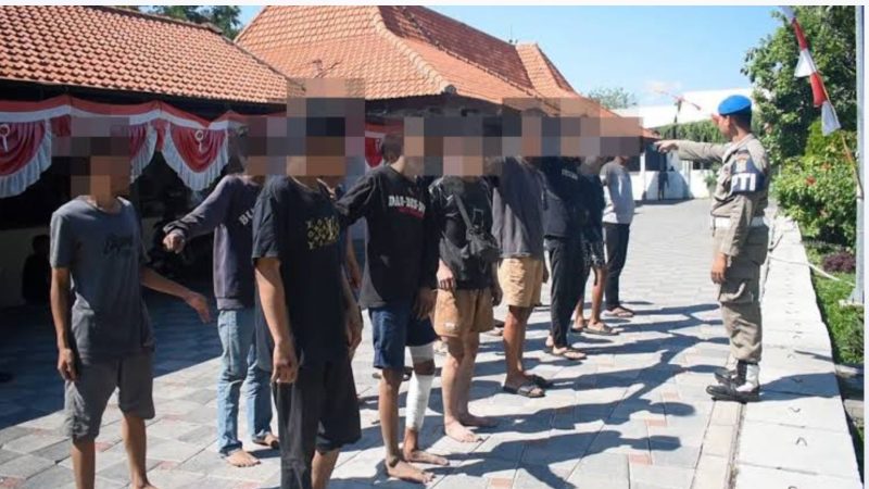 Tawuran pelajar (Dok. Ist)