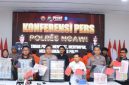 Konferensi pers peredaran uang palsu (Dok. Ist) 