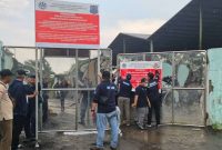 Pabrik limbah yang ditutup paksa (Dok. Ist)